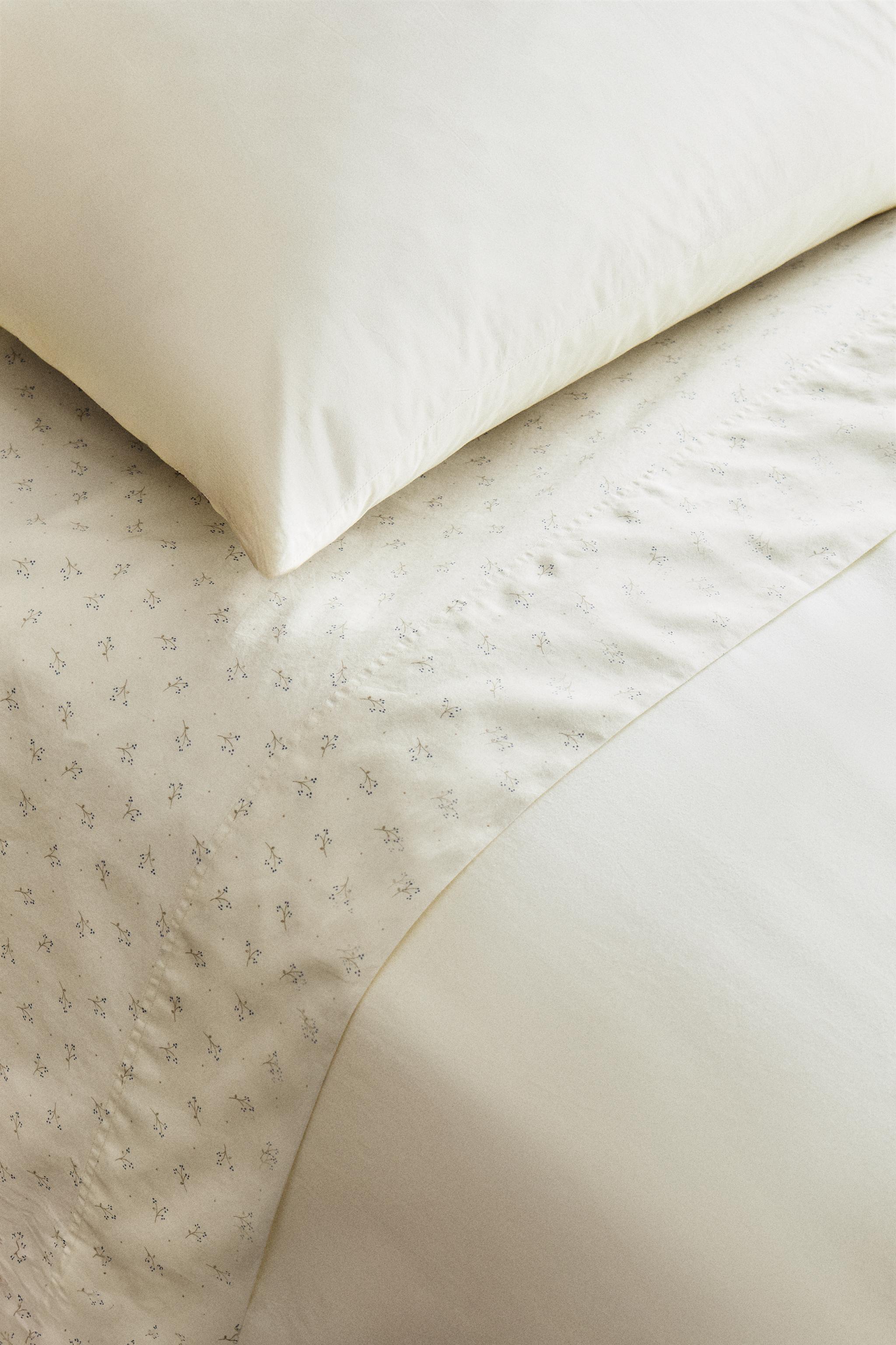 DRAP PLAT ENFANT COTON MINIFLEUR